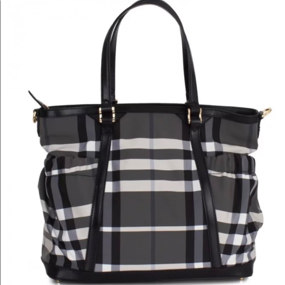 Burberry Nova Check Black Diaper Bag